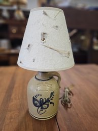 Cedar Swamp Stoneware Co. Lamp And Shade