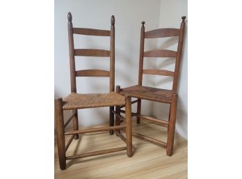 Vintage/antique Wood Cane Chairs Estate Sale Find
