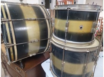 Vintage Drums (3) Decoration/ Damaged WFL Drum Co. Chicago