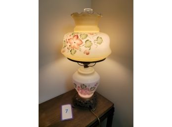 Antique Gone With The Wind Parlor Lamp