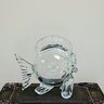Clear Art Glass Blown Fish Sculpture  #158