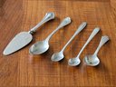 Lot Of Sterling Silver Spoons And Cake Server #215