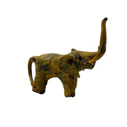 Hand Carved Resin Elephant Sculpture #62