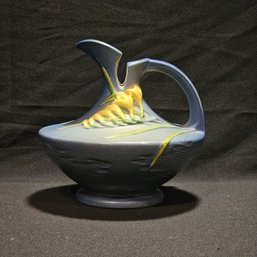 Roseville Art Pottery Ewer/pitcher Blue  #72