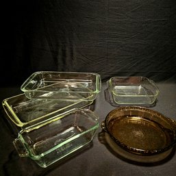 Vintage Pyrex Lot - Large Pyrex Glass Baking Dishes  #78