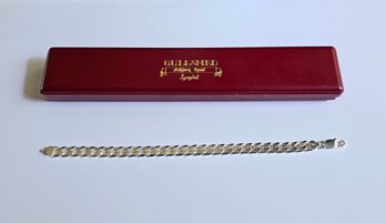 925 Sterling Silver Bracelet 21,7 Gr 8.5 Inch #150