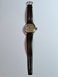 Waltham 14 Karat Goldfilled 15 Jewels Military Style Wrist Watch #206ch #
