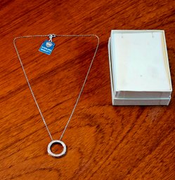 Sterling Silver Italy Pendant Necklace #218