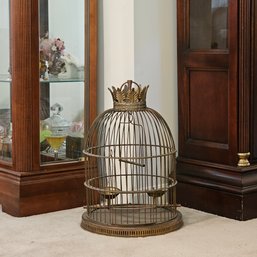 Vintage Brass Bird Cage 20' X 13' #75