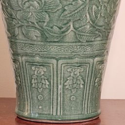 Large Celadon Porcelain Urn Antique Replica 18' Tall #15