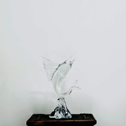 Murano Blown Glass Shark Sculpture  #157