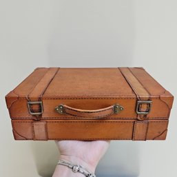 Vintage Leather Travel Case 3'H X 10'W X 6'D  #173