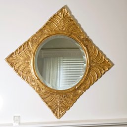 Beautiful Carved Wood Gold Mirror #63