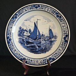 Blauw Delfts Distel Hand Painted Plate Made In Holland #13
