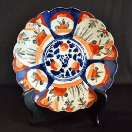 Antique Imari Japanese Meiji Scalloped Bowl/plate #20