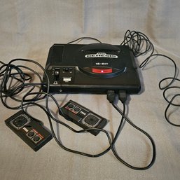 Sega Genesis Model 1 1601 Console With Sega Master System 3020 Controllers And Power Cord #135