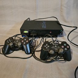 Sony PlayStation 2 SCPH-30001 With Controllers And Memory Card #151