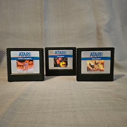 Lot Of 3 Vintage Atari Video Games (Not Tested) #155
