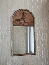 30 X 15.5 Art Deco La France Textile Industries Wall Mirror And Tapestry #39