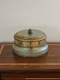American Art Deco Tape Measure Clock  #44