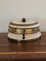 American Art Deco Tape Measure Clock  #45