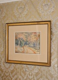 20' X 24.5' Beautiful Fall Landscape - Signed Original Painting By Albert Melville Graves (1862-1950) #117