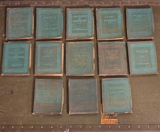 Lot Of 13 Antique The Little Leather Library Miniature Books #175