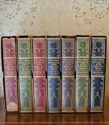 Complete 7 Volume Set The Great Events Of The Great War  #180