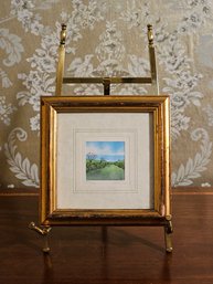 Kathleen Freeth Miniature Watercolor Print Signed (without Stand)  #203
