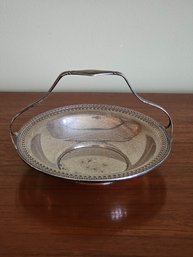 Watson Company Sterling Silver Candy Basket/candy Dish With Handle 4' X 7'  #209