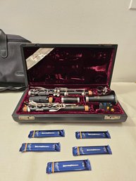 Rare Yamaha YCL-650 Clarinet W/Silver Plated Keys - Complete Kit - Yamaha's Original Case And Carrying Bag #13