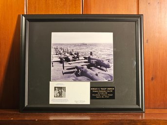 Black And White Photo Doolittle Tokyo Raid 1942/Horace Ellis 'Sally' Crouch/in Memory Of James H. Doolittle#90