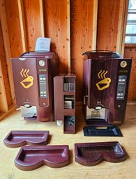 Avalon 97 Cafection Counter Top Coffee Vending Machines With Cup Trays, Standing Shelf For Sugar And Cups #138