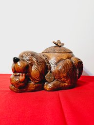 Vintage Treasure Craft Dog Cookie Jar #160