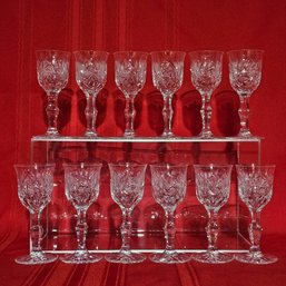 Set Of 12 Tulip-form Hand Blown Liquor Glasses #9