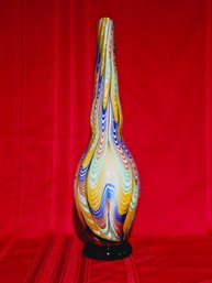 Large 18.5' Murano Hand Blown Art Glass Vase #11