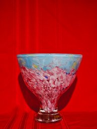 Stunning Murano Glass End Of The Day Bowl 8.5' X 8.5' #12