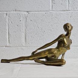 Art Nouveau Nude Bronze Sculpture #53