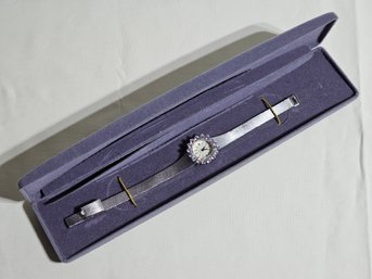 Art Deco Elegant Nicolet Watch With Original Box _ Not Tested #143
