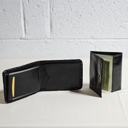 Lot Of 2 Vintage Genuine Leather Wallets #168