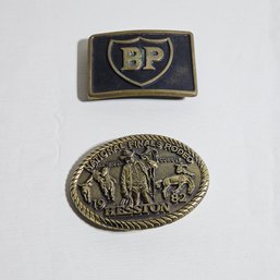 Vintage Brass Belt Buckles #206