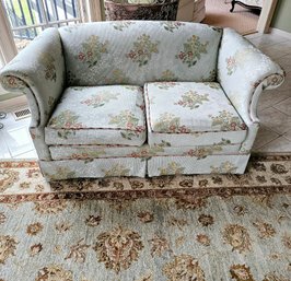 Beautiful Vintage Floral Upholstered Love Seat #24