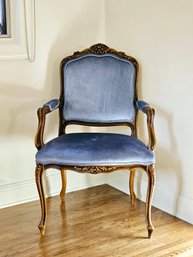 Antique French Louis XV Style Fauteuil Armchair #89