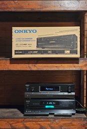 Onkyo DX-C390 With Remote And Original Box And Sony STR-DH130 Receiver With Remote #112
