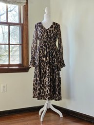 Leopard Print Dress Size 2 #136