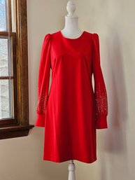 Calvin Klein Red Midi Dress Size 6 - Used #150