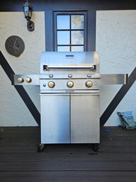 Saber Propane Gas Grill With Side Burner And Cover  #159