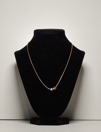 14K Yellow Gold Italy Snake Chain Necklace 18' 4.5 Grams #182