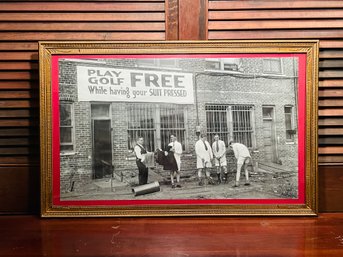 21X33 Large Play Golf Free Vintage Framed Print #53