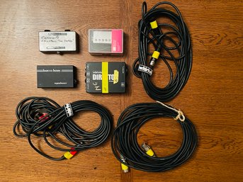 Lot Of Professional Music Gear And Cables #131